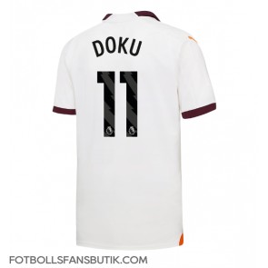 Manchester City Jeremy Doku #11 Replika Bortatröja 2023-24 Kortärmad